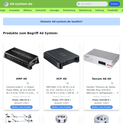 Screenshot 4d-system.de