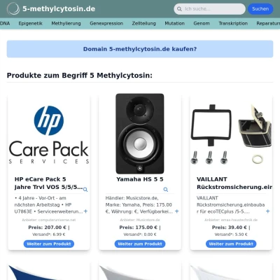 Screenshot 5-methylcytosin.de