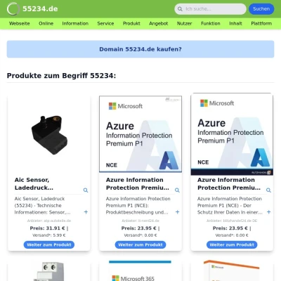 Screenshot 55234.de