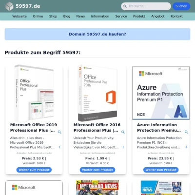 Screenshot 59597.de