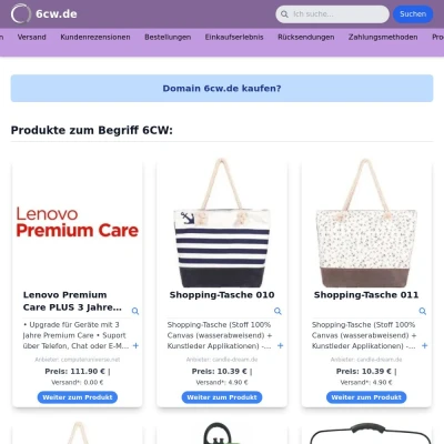 Screenshot 6cw.de