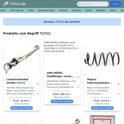 Screenshot 71711.de