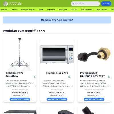 Screenshot 7777.de