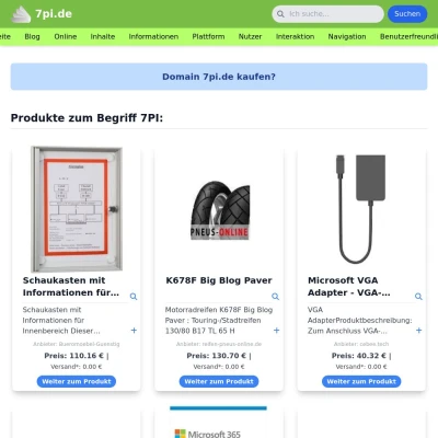 Screenshot 7pi.de