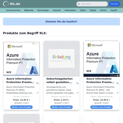 Screenshot 9lx.de
