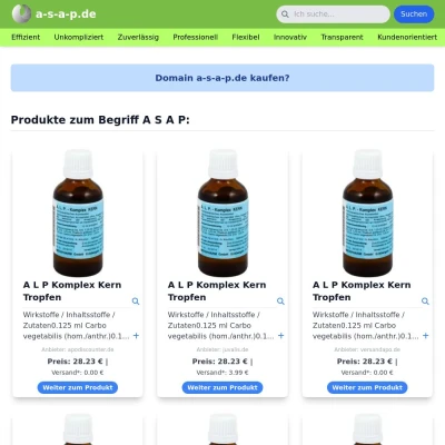 Screenshot a-s-a-p.de