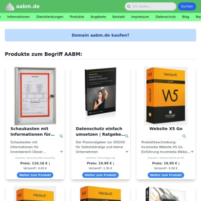 Screenshot aabm.de