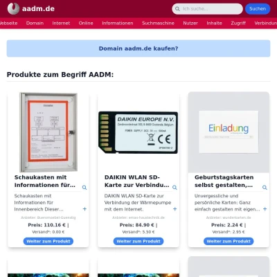 Screenshot aadm.de