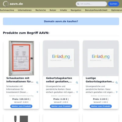 Screenshot aavn.de