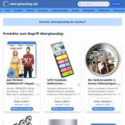 Screenshot aberglaeubig.de