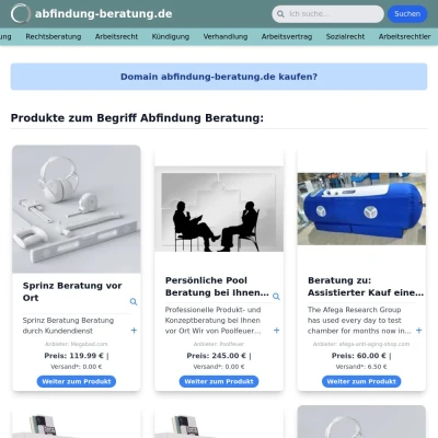 Screenshot abfindung-beratung.de