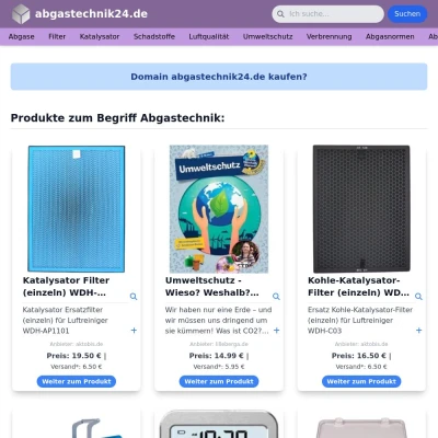 Screenshot abgastechnik24.de