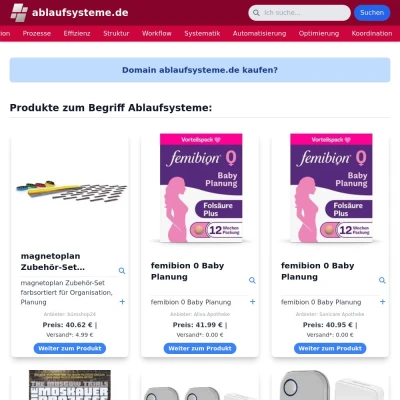 Screenshot ablaufsysteme.de