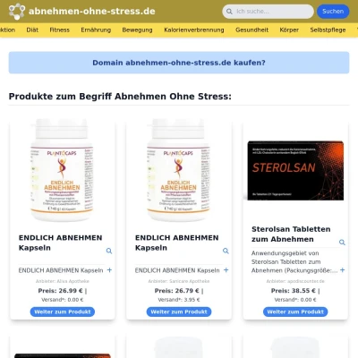 Screenshot abnehmen-ohne-stress.de