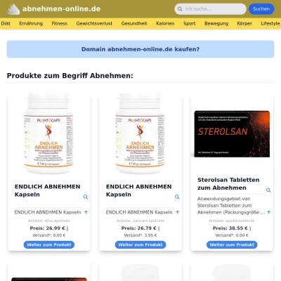 Screenshot abnehmen-online.de