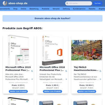 Screenshot abos-shop.de