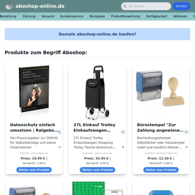 Screenshot aboshop-online.de