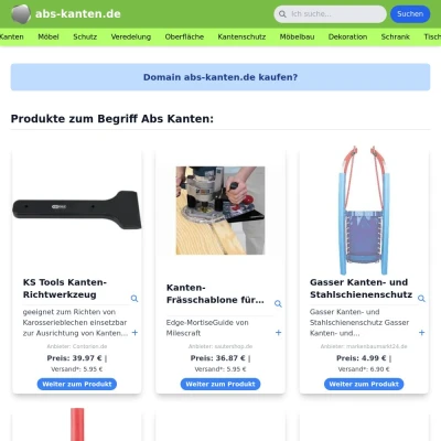 Screenshot abs-kanten.de