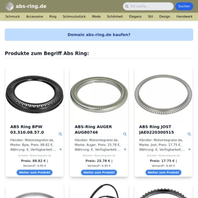 Screenshot abs-ring.de