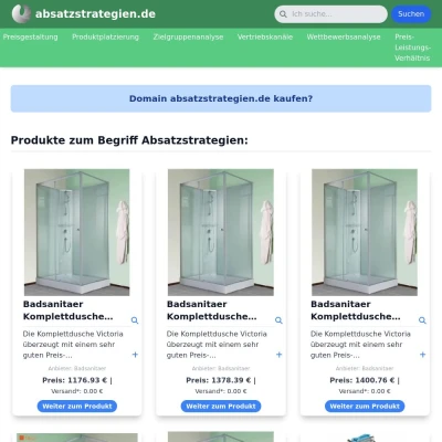 Screenshot absatzstrategien.de