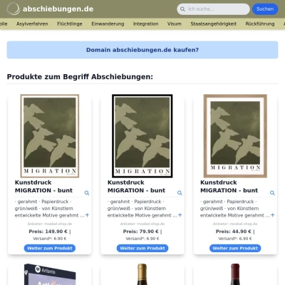 Screenshot abschiebungen.de