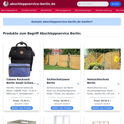 Screenshot abschleppservice-berlin.de