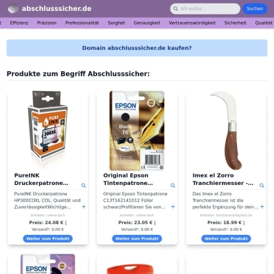 Screenshot abschlusssicher.de