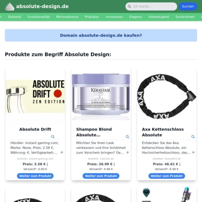 Screenshot absolute-design.de