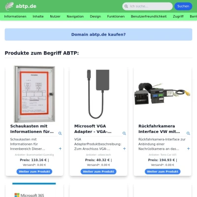 Screenshot abtp.de