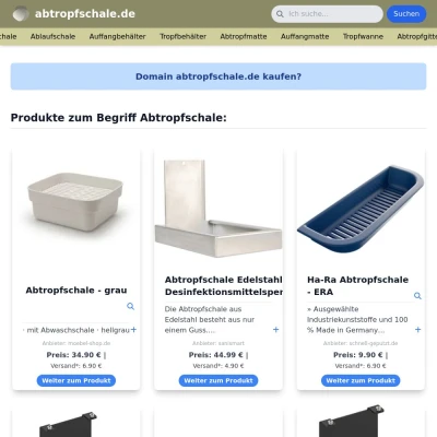 Screenshot abtropfschale.de