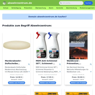 Screenshot abwehrzentrum.de