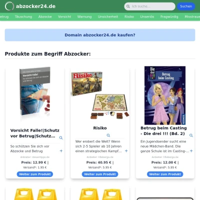 Screenshot abzocker24.de