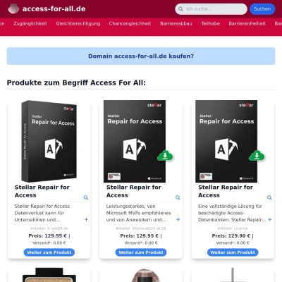 Screenshot access-for-all.de