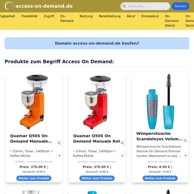 Screenshot access-on-demand.de