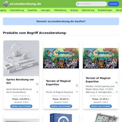 Screenshot accessberatung.de