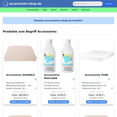 Screenshot accessoires-shop.de