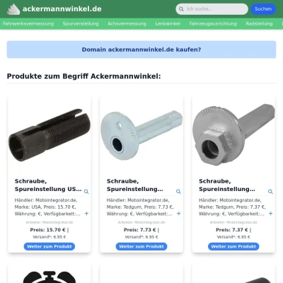 Screenshot ackermannwinkel.de