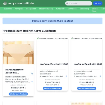 Screenshot acryl-zuschnitt.de