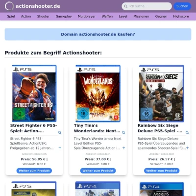 Screenshot actionshooter.de