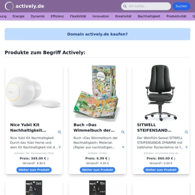 Screenshot actively.de