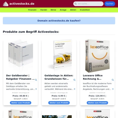 Screenshot activestocks.de