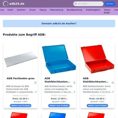 Screenshot adb24.de