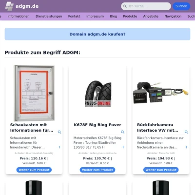 Screenshot adgm.de