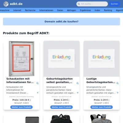 Screenshot adkt.de