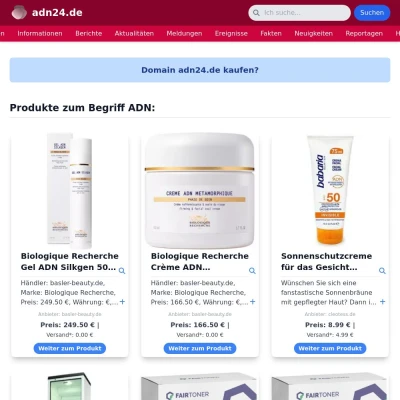 Screenshot adn24.de