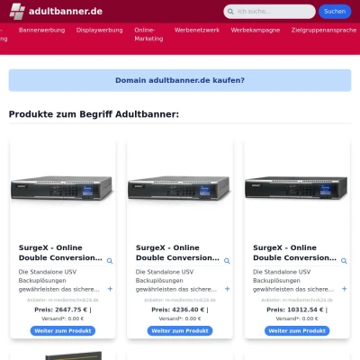 Screenshot adultbanner.de