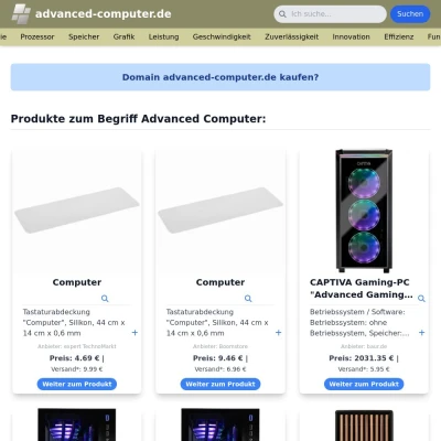 Screenshot advanced-computer.de