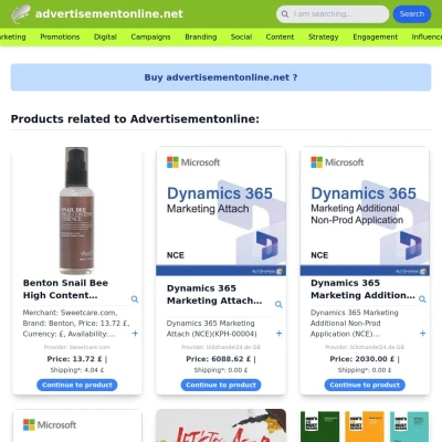 Screenshot advertisementonline.net