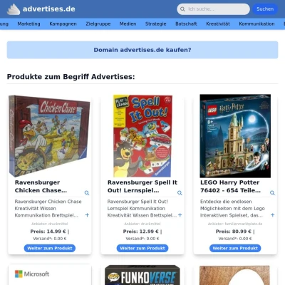 Screenshot advertises.de