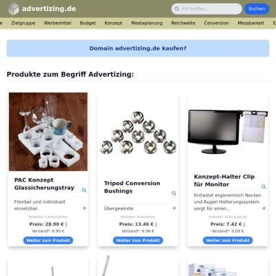 Screenshot advertizing.de